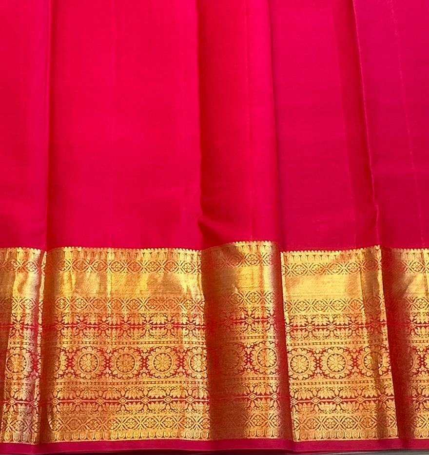 GREEN PURE KANJIVARAM SILK SAREE PREMIUM