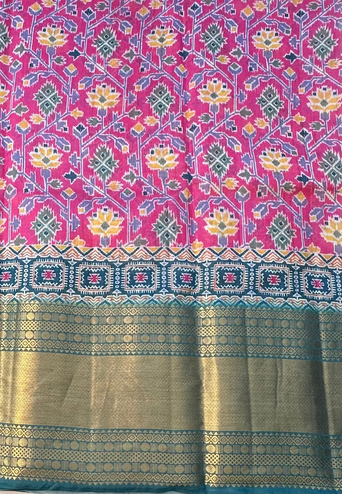 BABY PINK BANARAS PURE DESIGNER SAREE