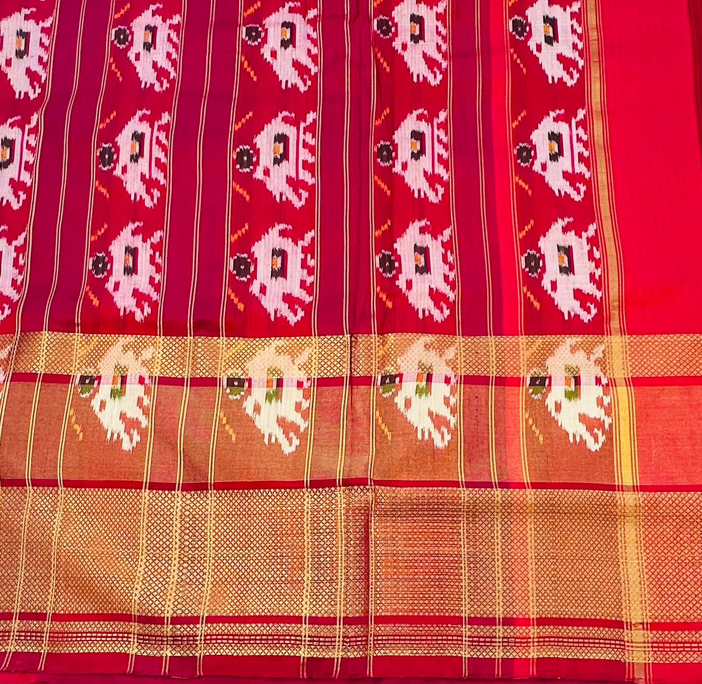 SEA GREEN POCHAMPALLY SILK