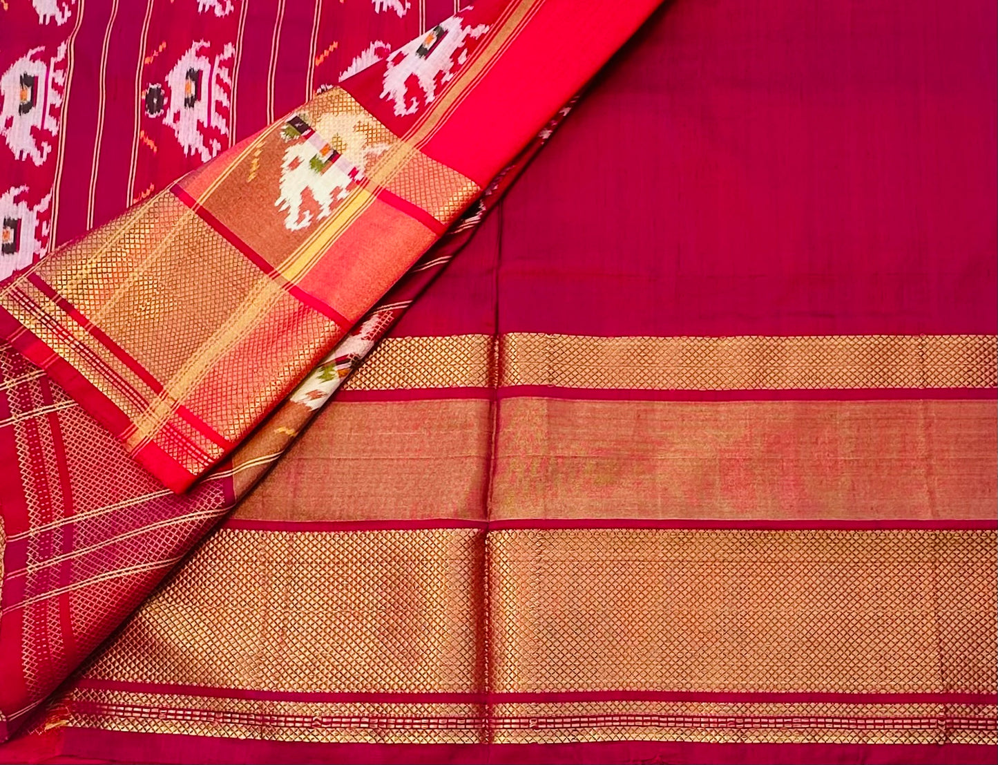 SEA GREEN POCHAMPALLY SILK