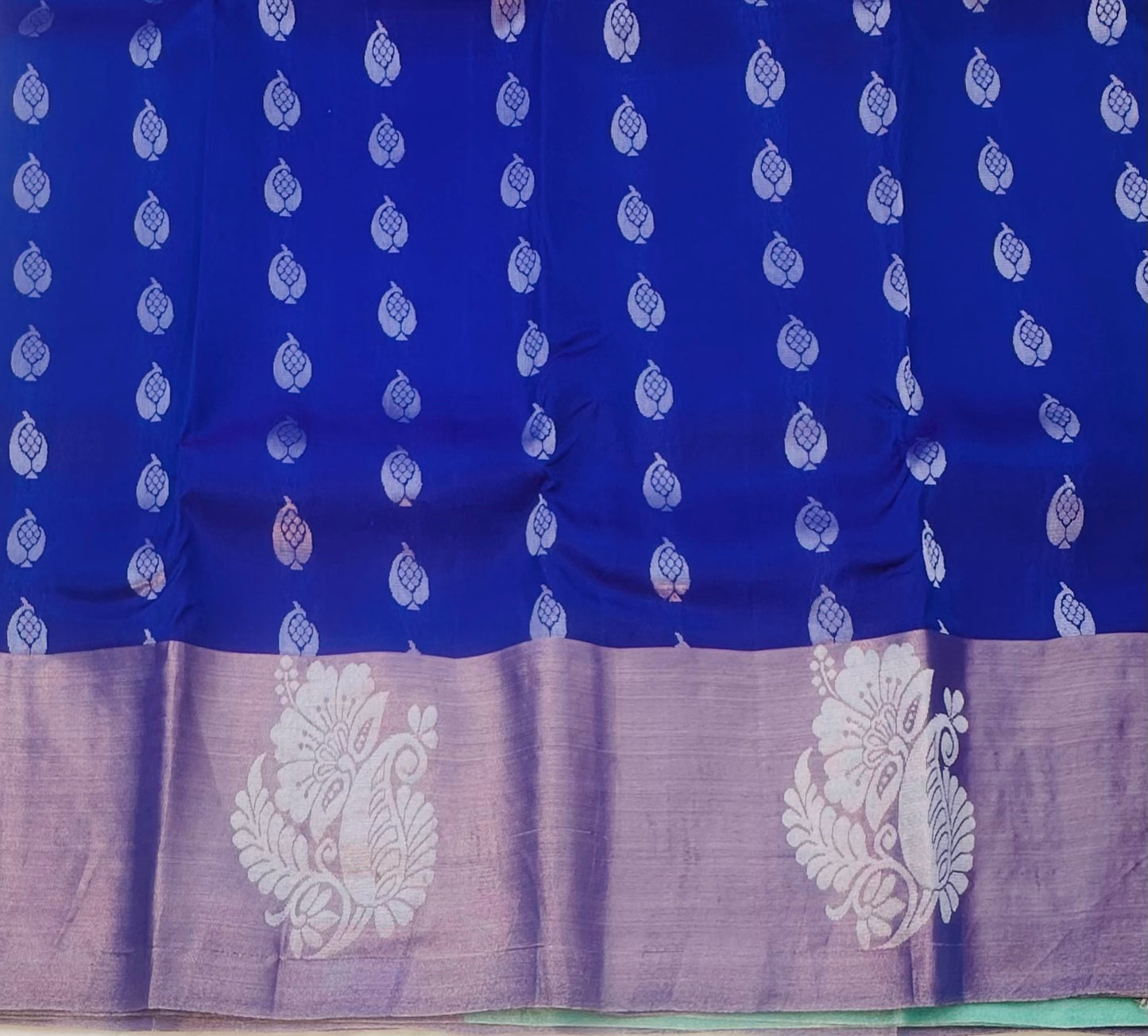 purple kanjivaram light weight saree