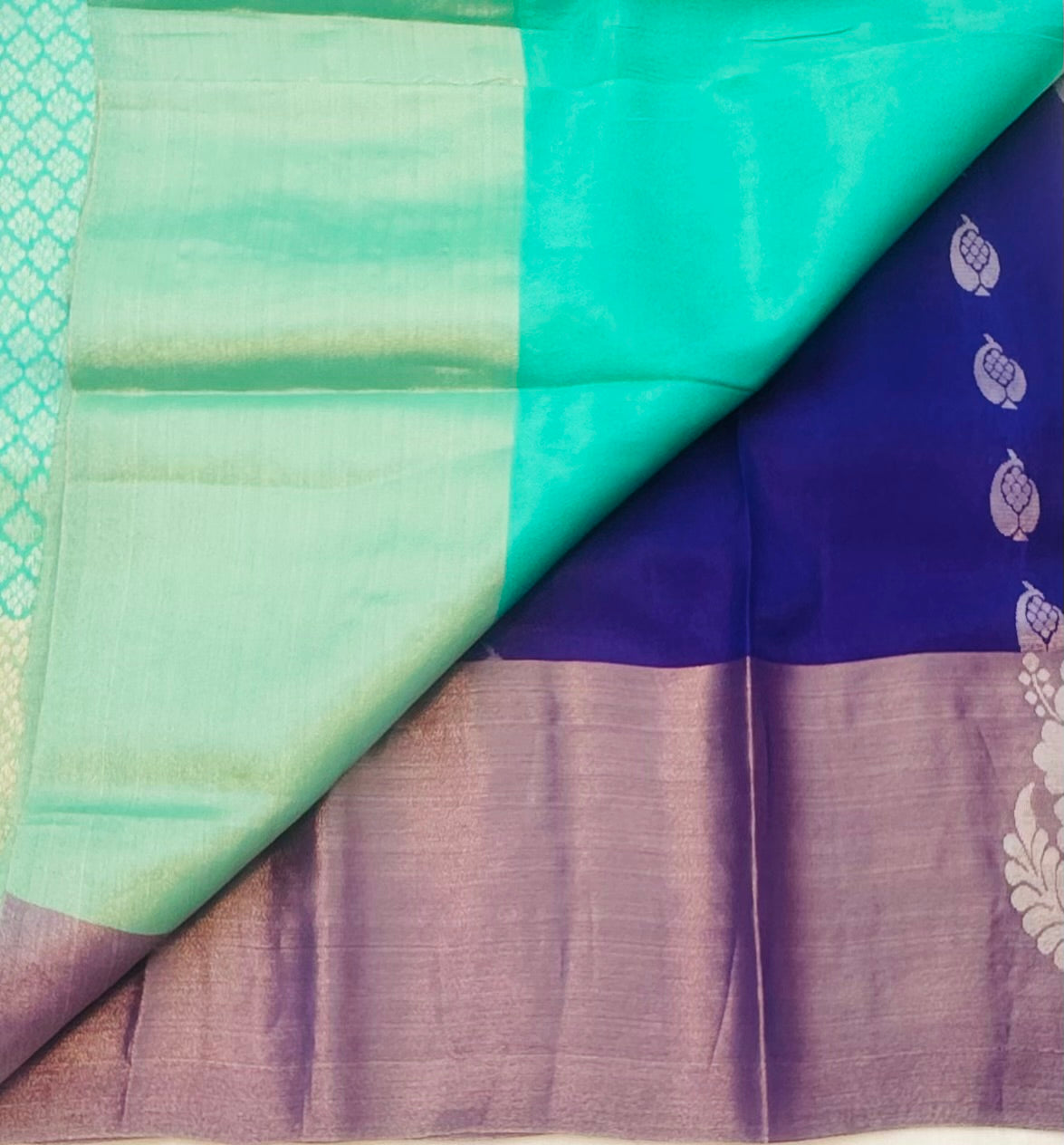 purple kanjivaram light weight saree