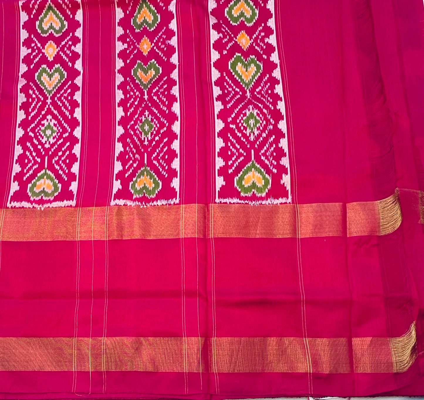 GREEEN POCHAMPALLY SILK