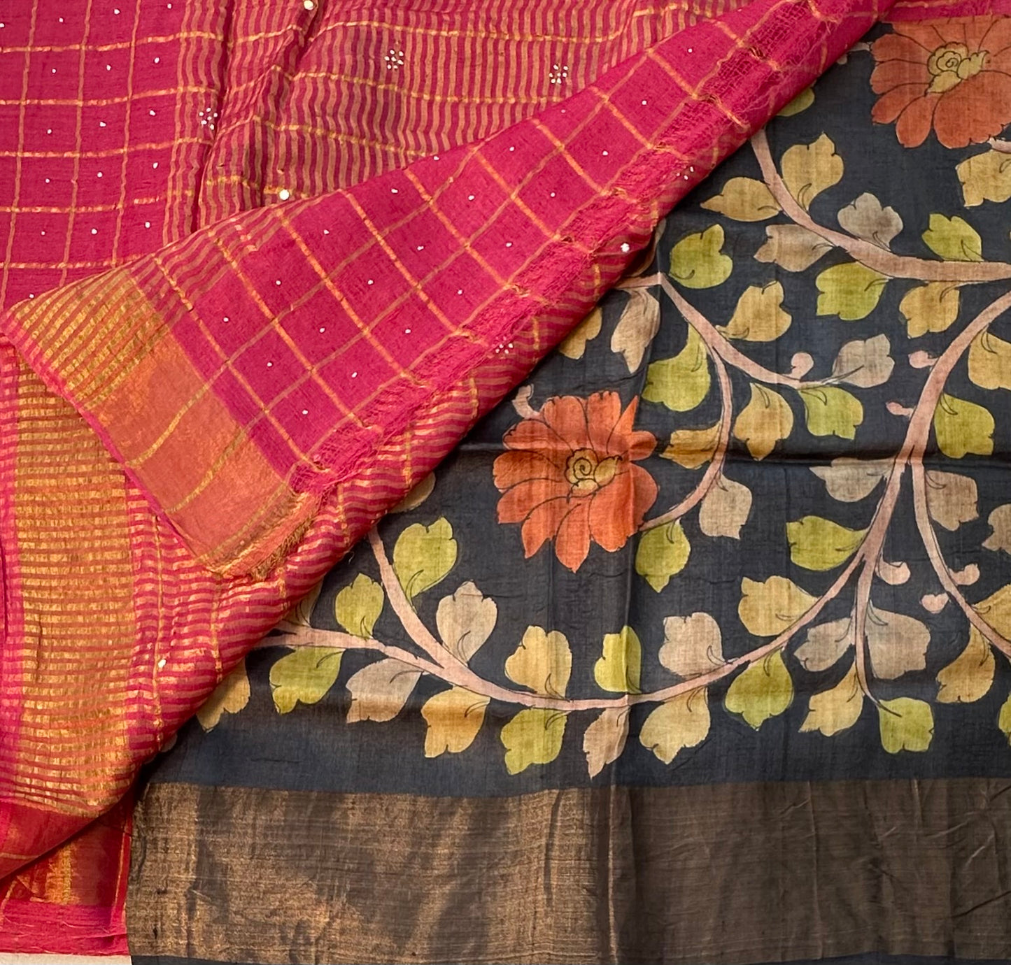 TOMATO RED PURE TUSSER DESIGNER