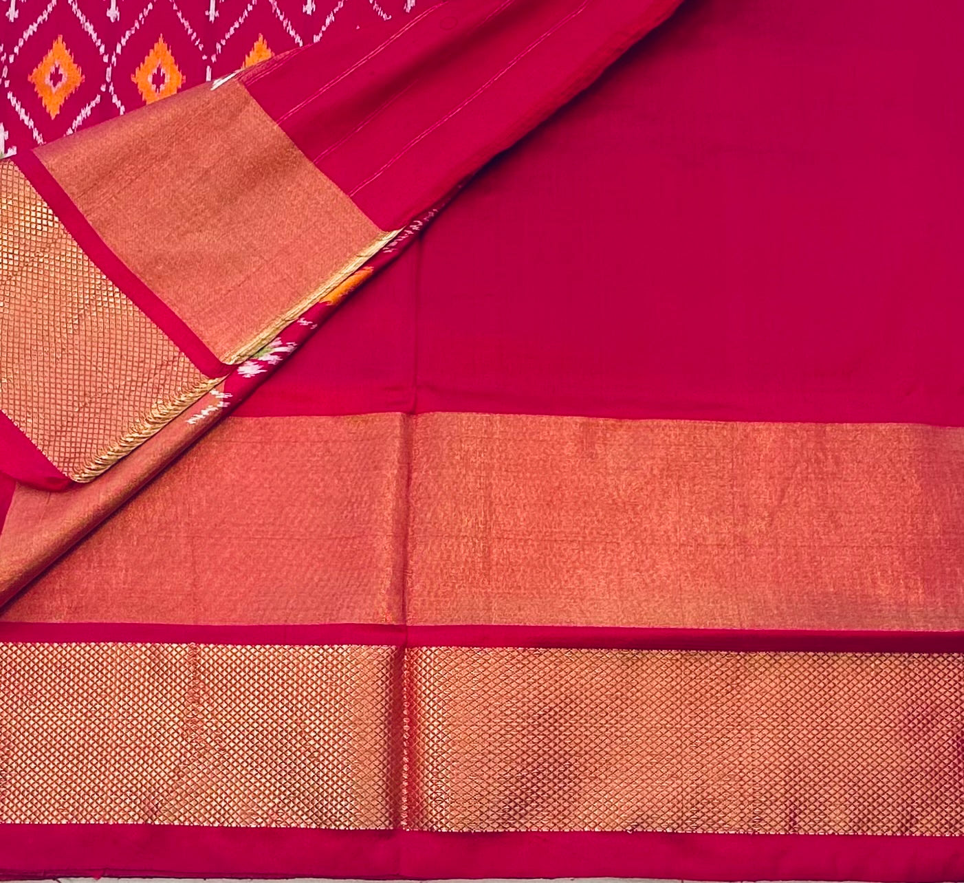 GREY POCHAMPALLY SILK