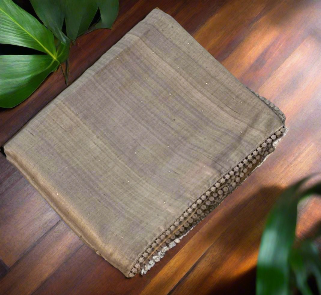 GREY PURE TUSSER DESIGNER