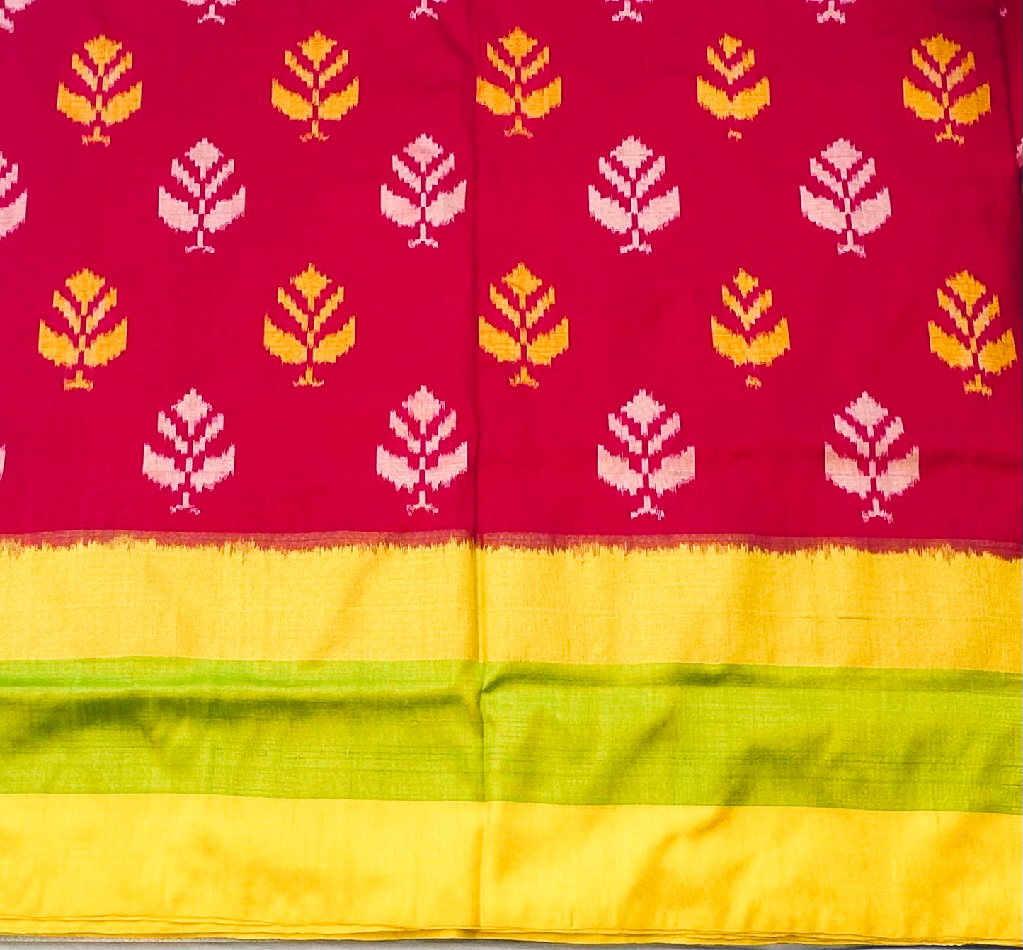 DARK PINK POCHAMPALLY SILK