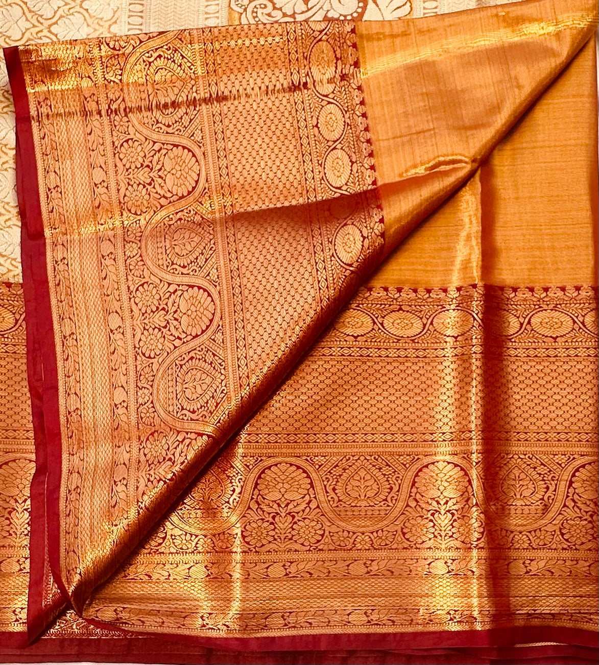 LAVENDER TISSUE KANJIVARAM SILK SAREE