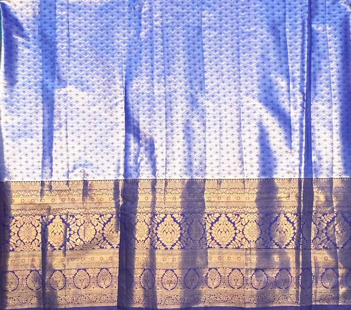 SEA GREEN TISSUE KANJIVARAM SILK SAREE