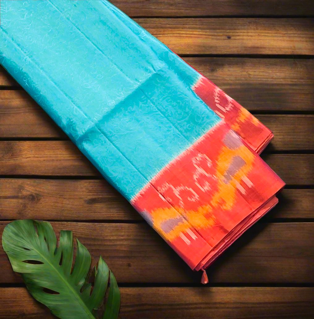 SEA GREEN KANJIVARAM SOFT SILKS