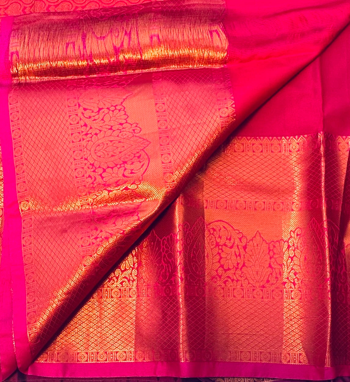 LIGHT GREEN KANJIVARAM SAREE