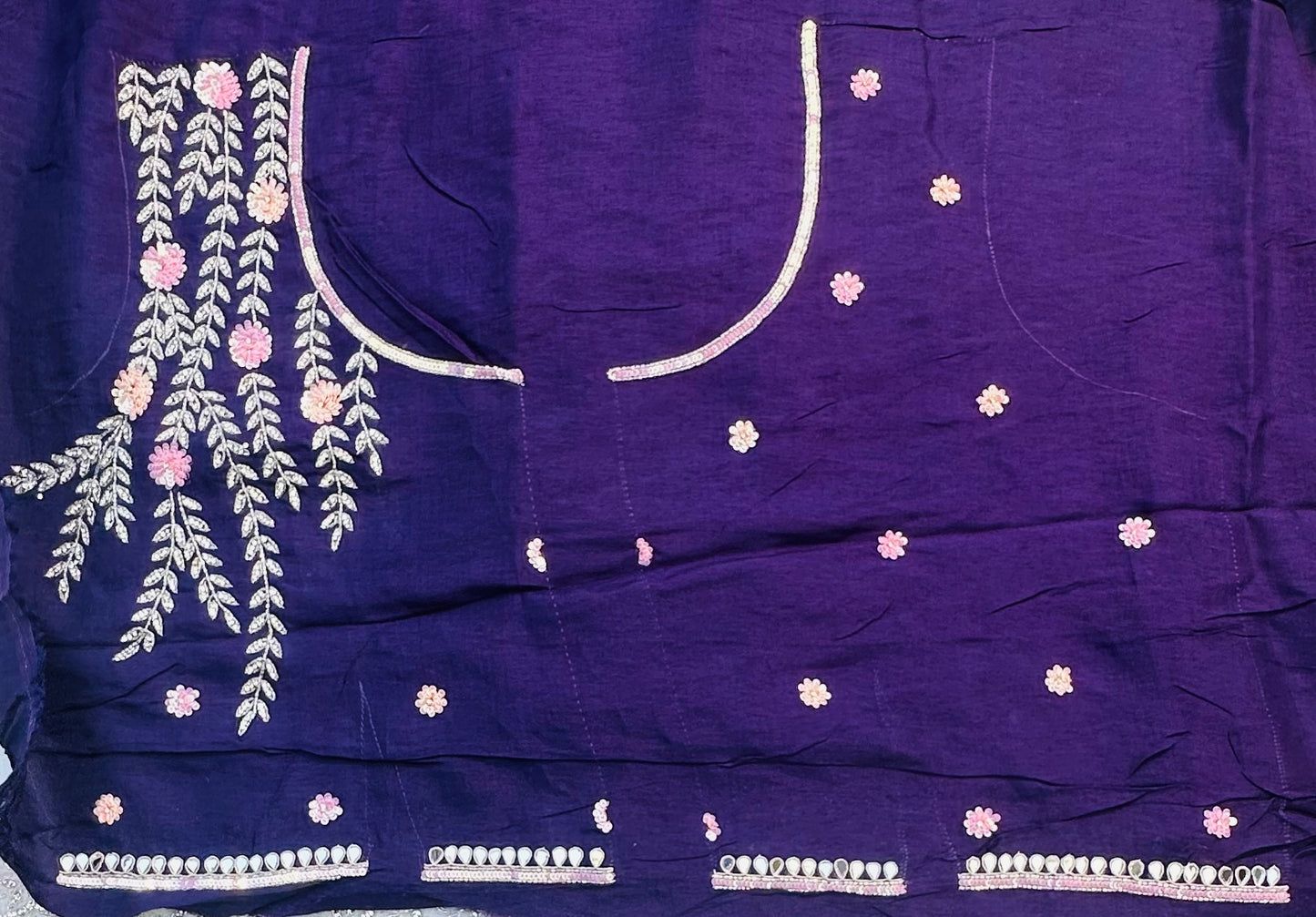 WHITE DESIGNER WORK SAREE