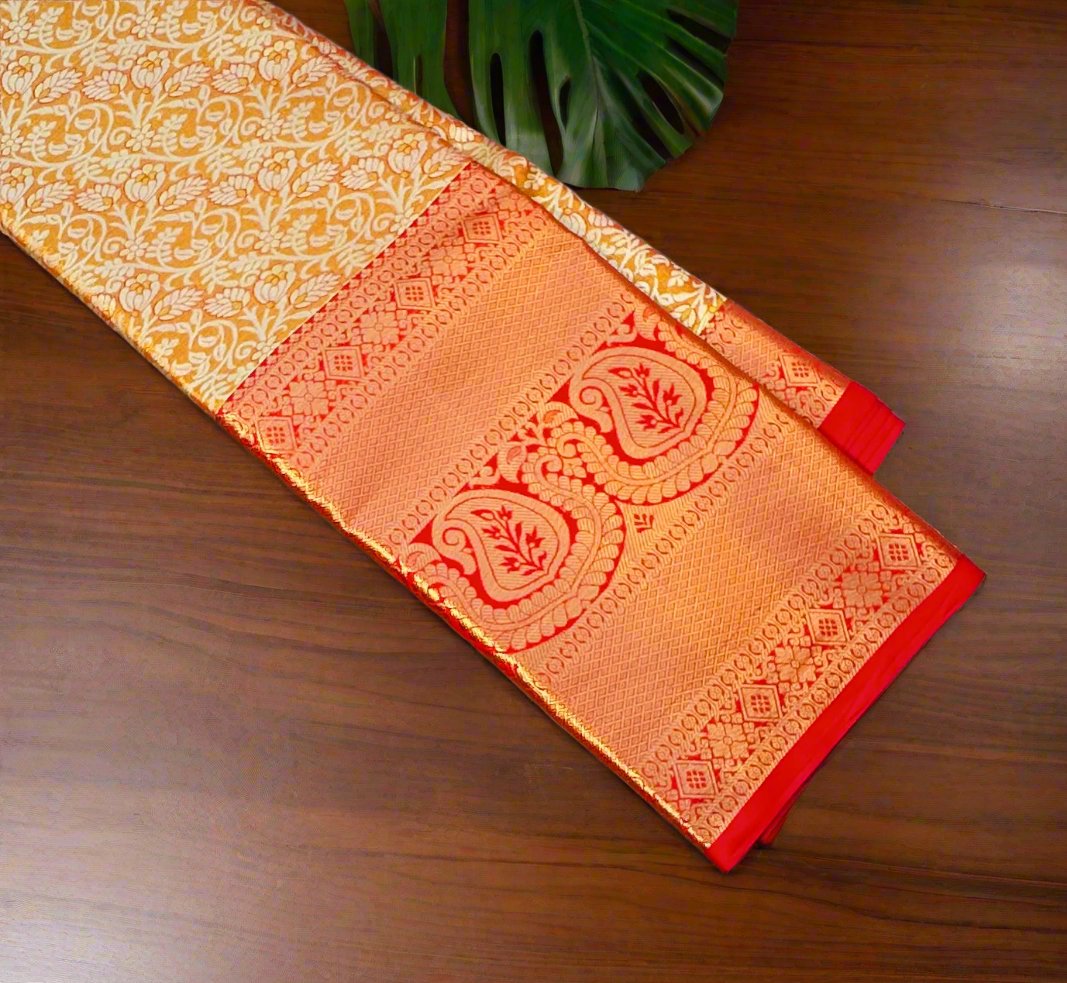 GOLD KANJIVARAM SAREE