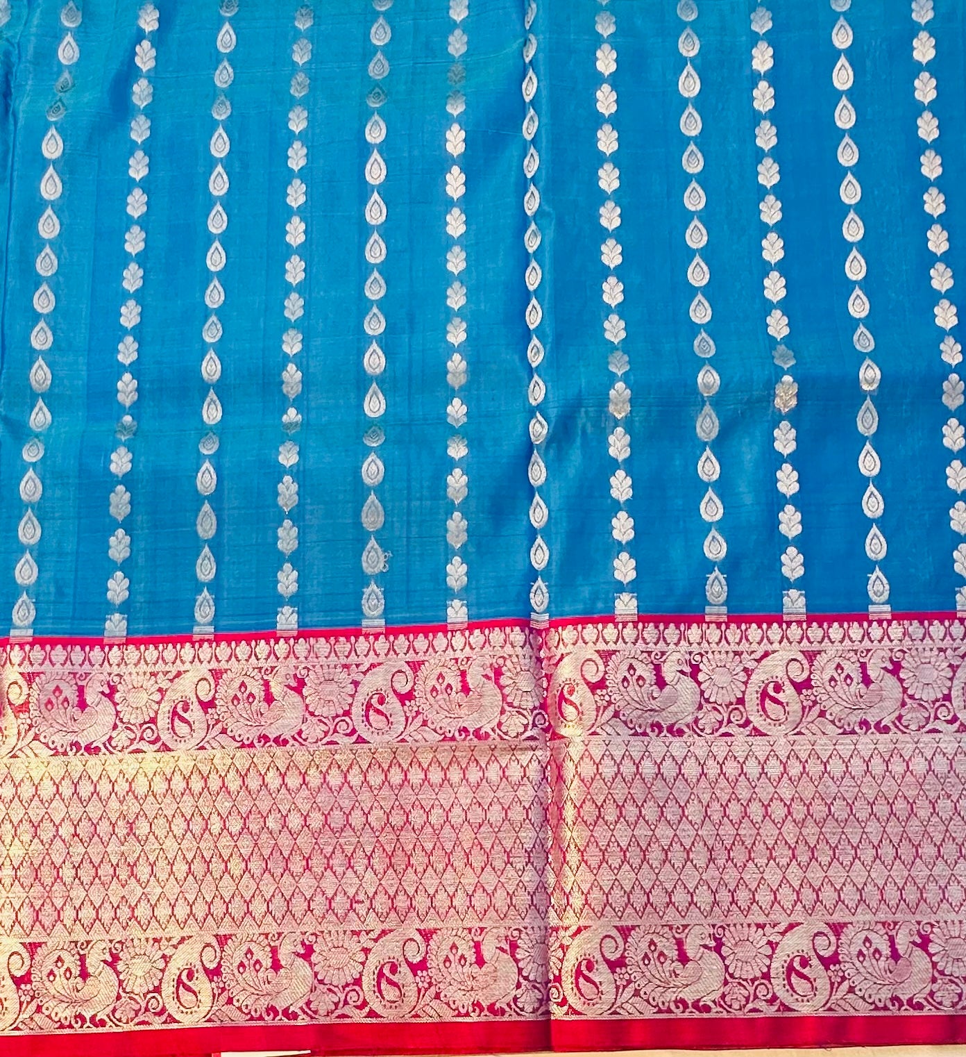 ROYAL BLUE PURE VENKATAGIRI SILK SAREE