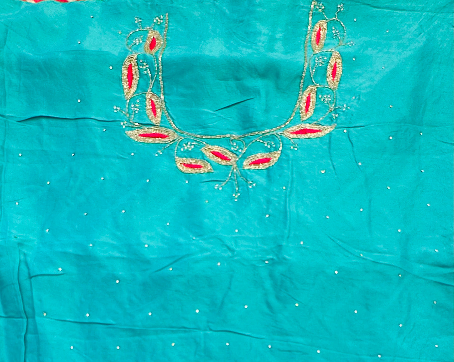 RED DESIGNER WORK SAREE PREMIUM