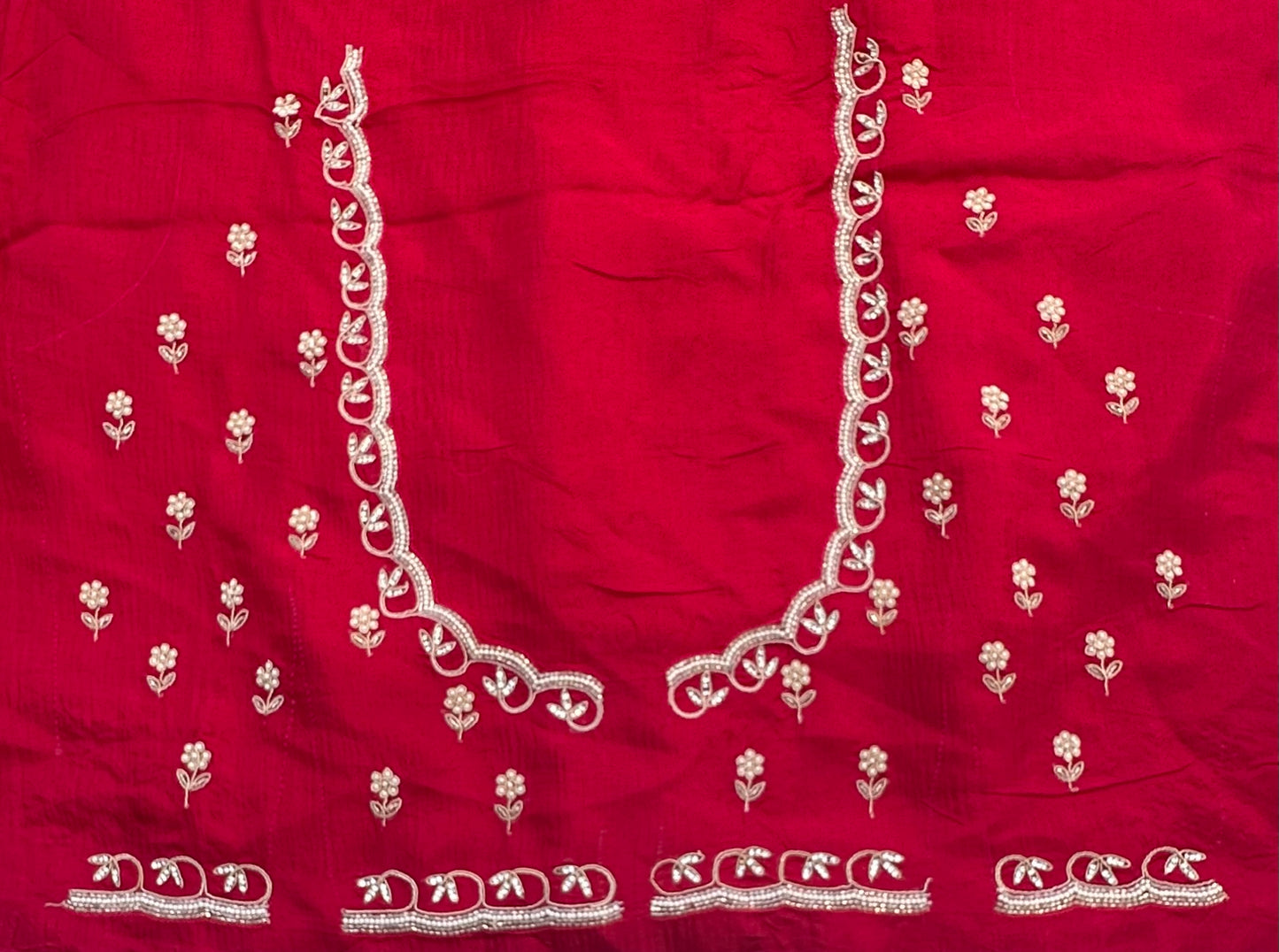 BABY PINK DESIGNER WORK SAREE PREMIUM