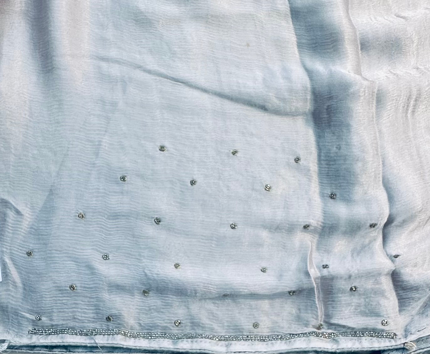 STEEL GREY DESIGNER WORK SAREE PREMIUM