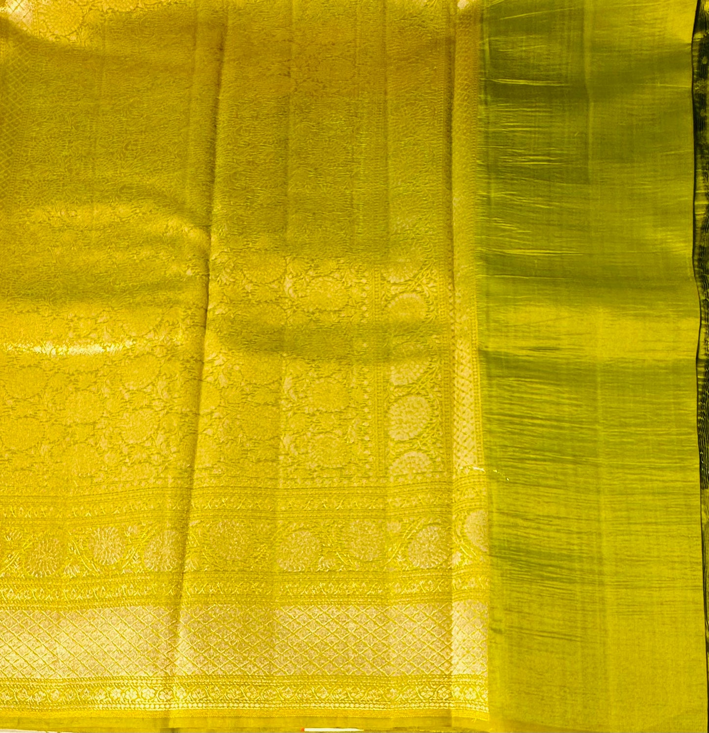 BLACK BANARAS RAW MANGO SAREE