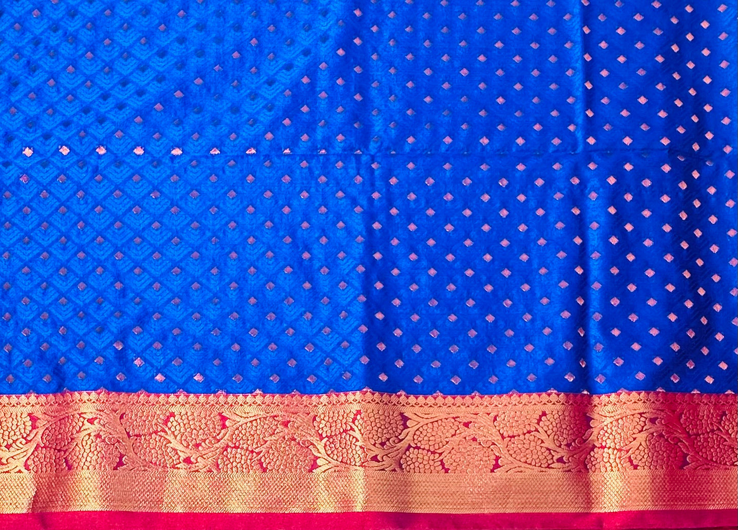 BLUE  KANJIVARAM SILK SAREE