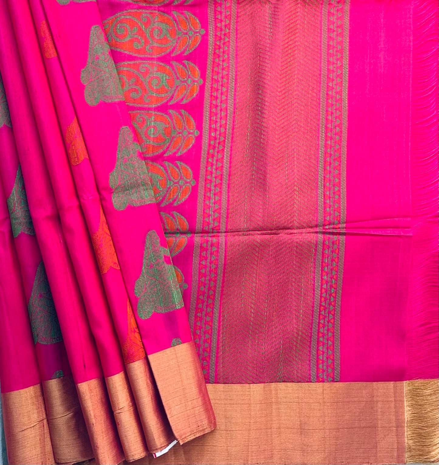 PINK  KANJIVARAM SOFT SILKS