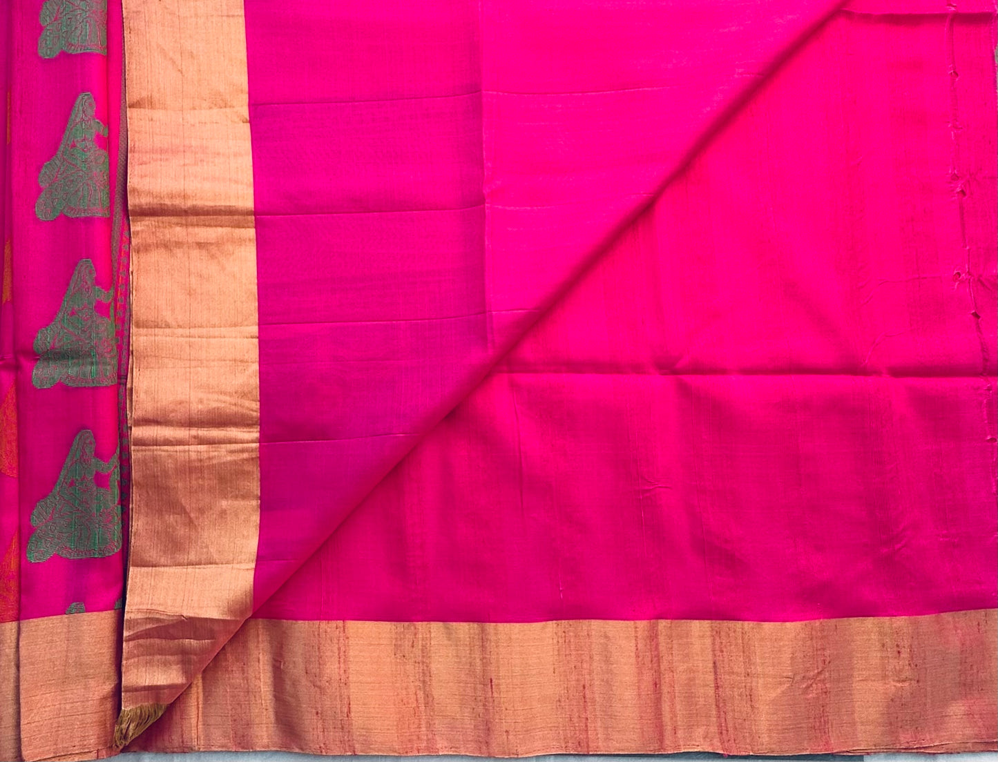 PINK  KANJIVARAM SOFT SILKS