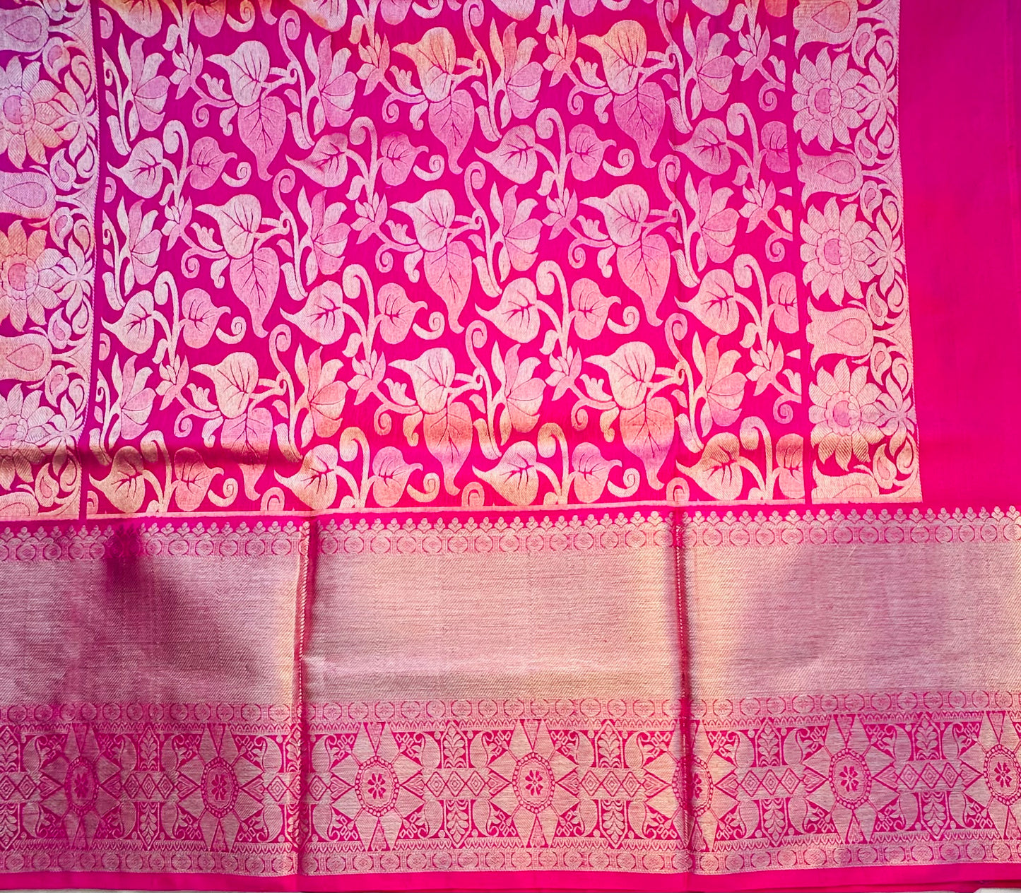 PURPLE ND PINK PURE VENKATAGIRI SILK SAREE