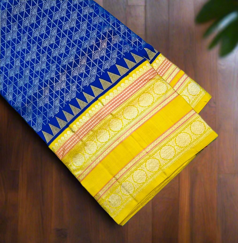 ROYALBLUE KANJIVARAM SILK SAREE