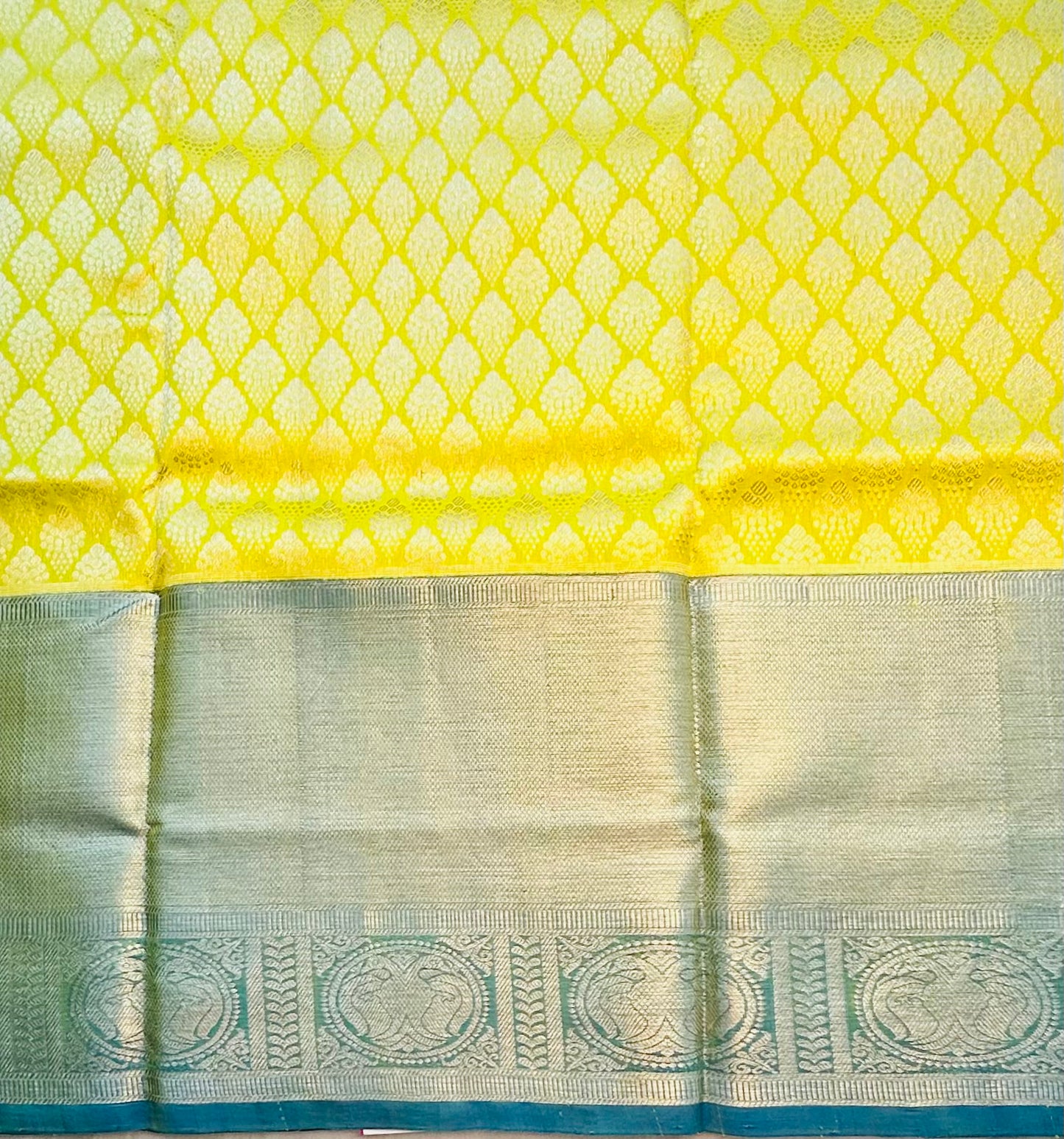 YELLOW PURE VENKATAGIRI SILK SAREE