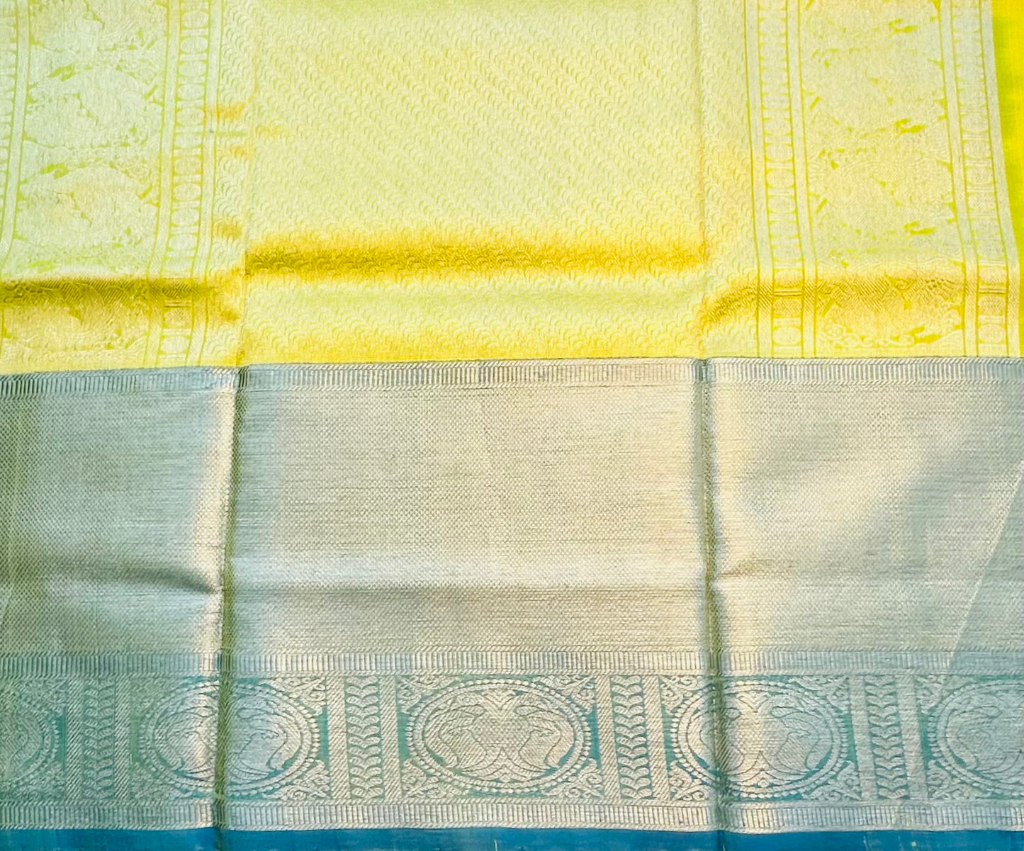 YELLOW PURE VENKATAGIRI SILK SAREE