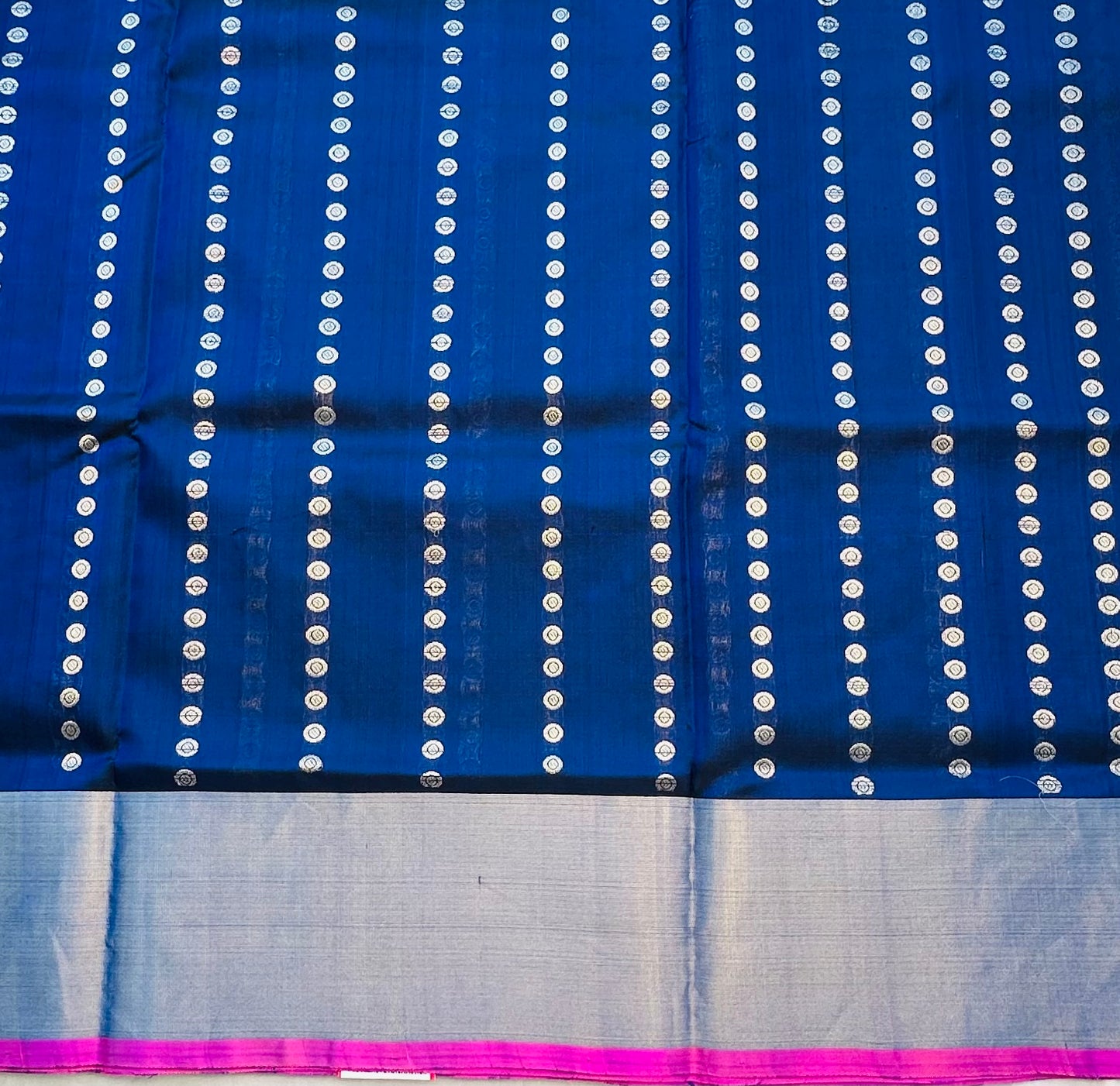 NAVY BLUE  PURE VENKATAGIRI SILK SAREE