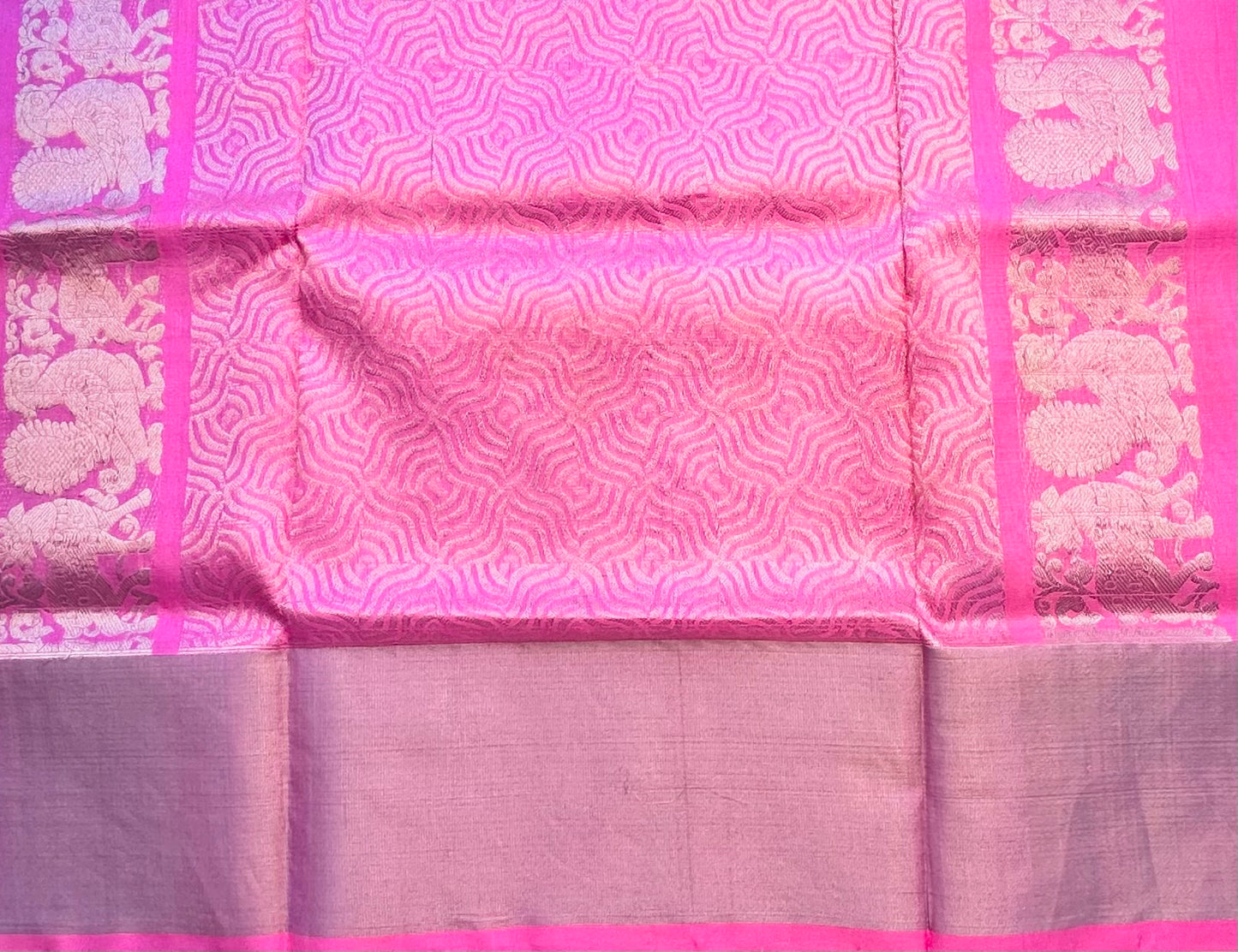 NAVY BLUE  PURE VENKATAGIRI SILK SAREE