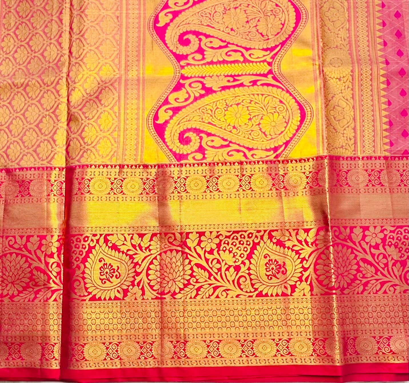 PURPLE TISSUE KANJIVARA SILK SAREE
