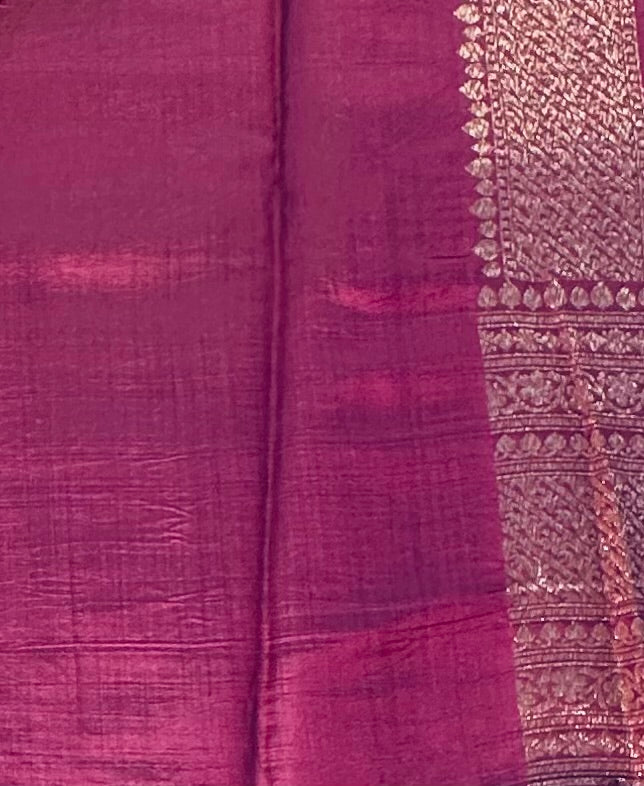 MEHENDI  PURE CHINIYA SILK SAREE