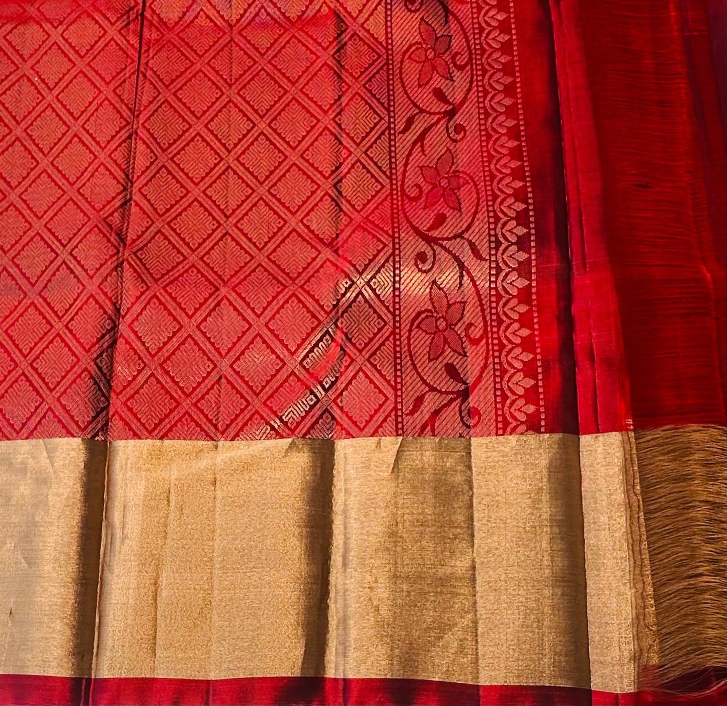 GREY  KANJIVARAM LGHT WEIHT
