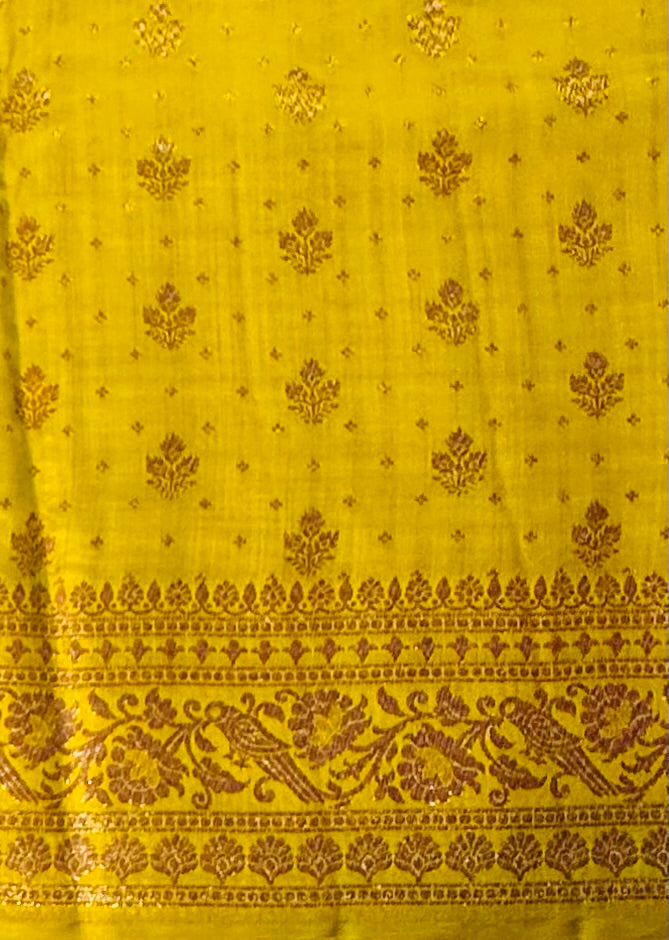 MEHENDI PURE CHINIYA SILK SAREE