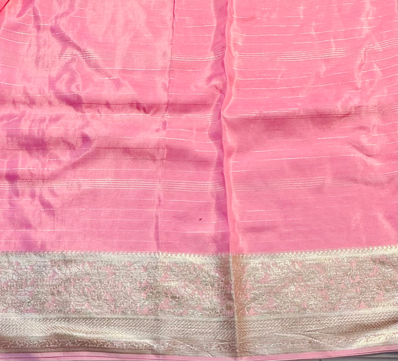 BABY PINK  DESIGNER WORK SAREE