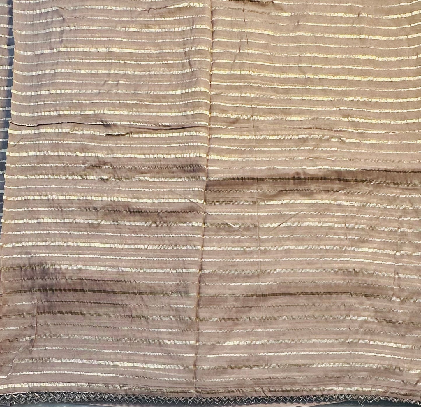 LIGHT BEIGE DESIGNER WORK SAREE