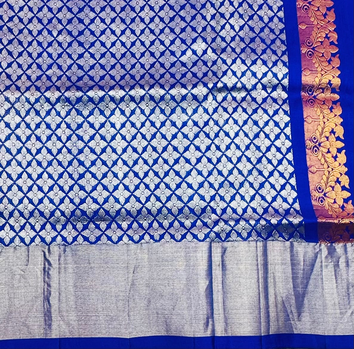 MEHENDI GREEN PURE VENKATAGIRI SILK SAREE