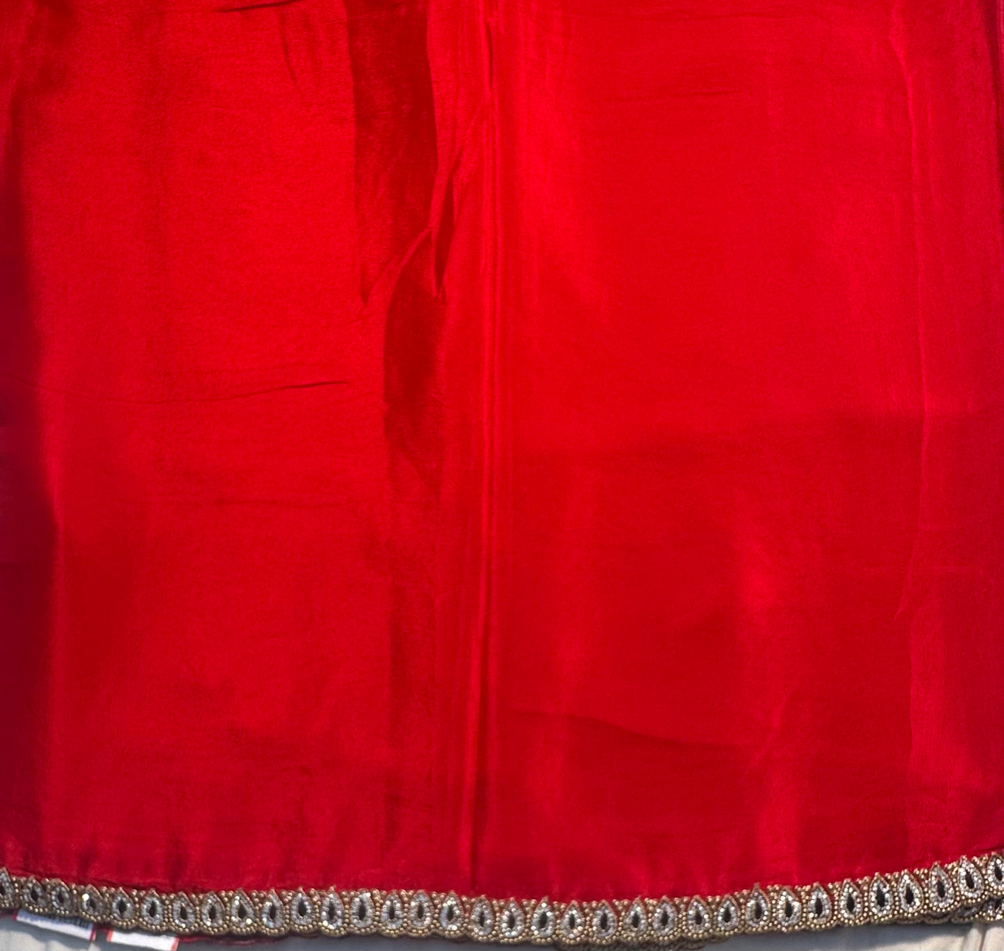 RED DESIGNER WORK SAREE