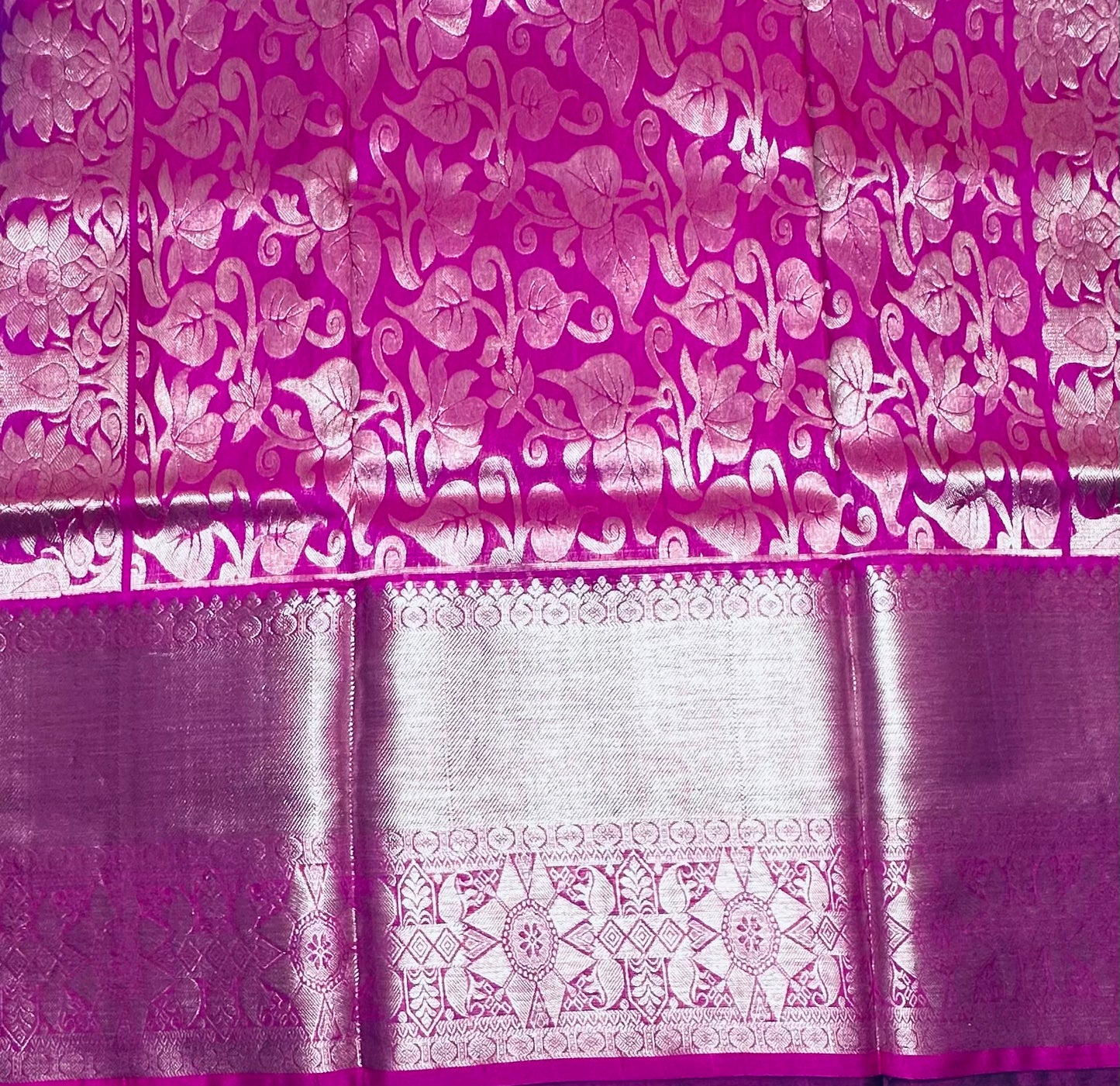 NAVYBLUE PURE VENKATAGIRI SILK SAREE
