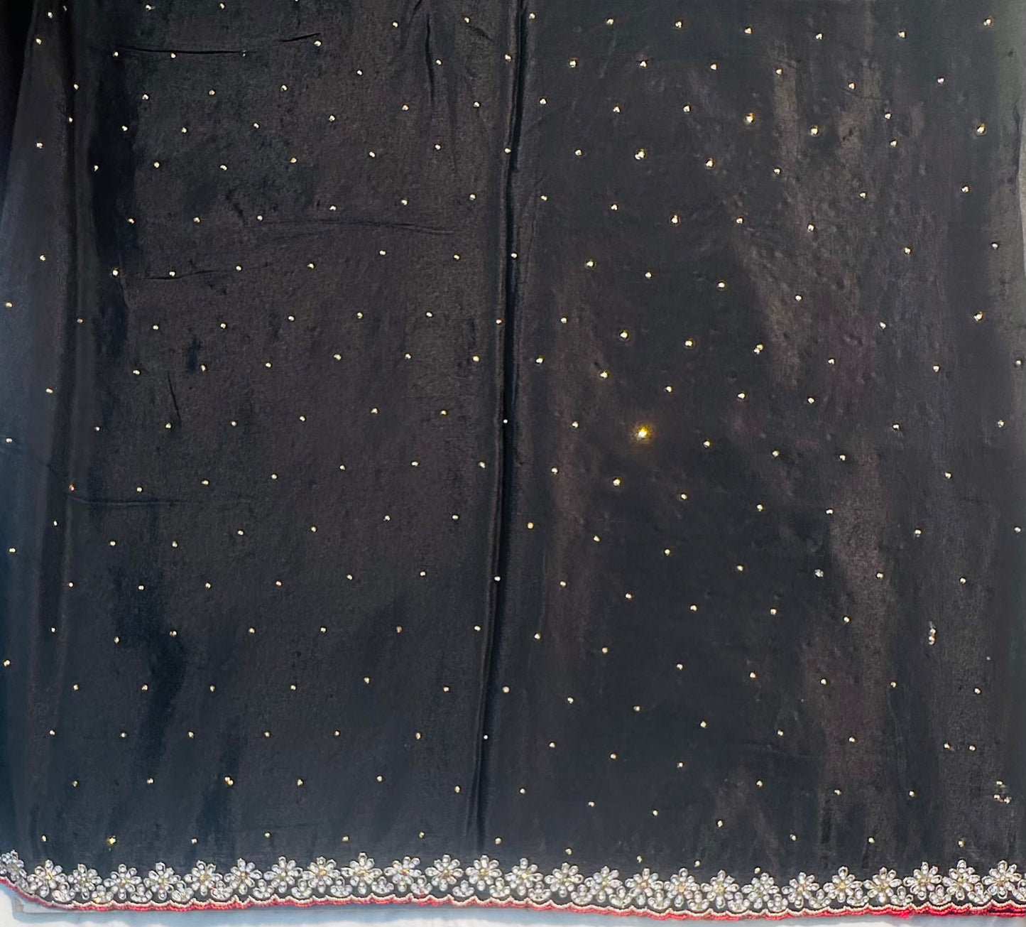BLACK DESIGNER WORK  SAREE