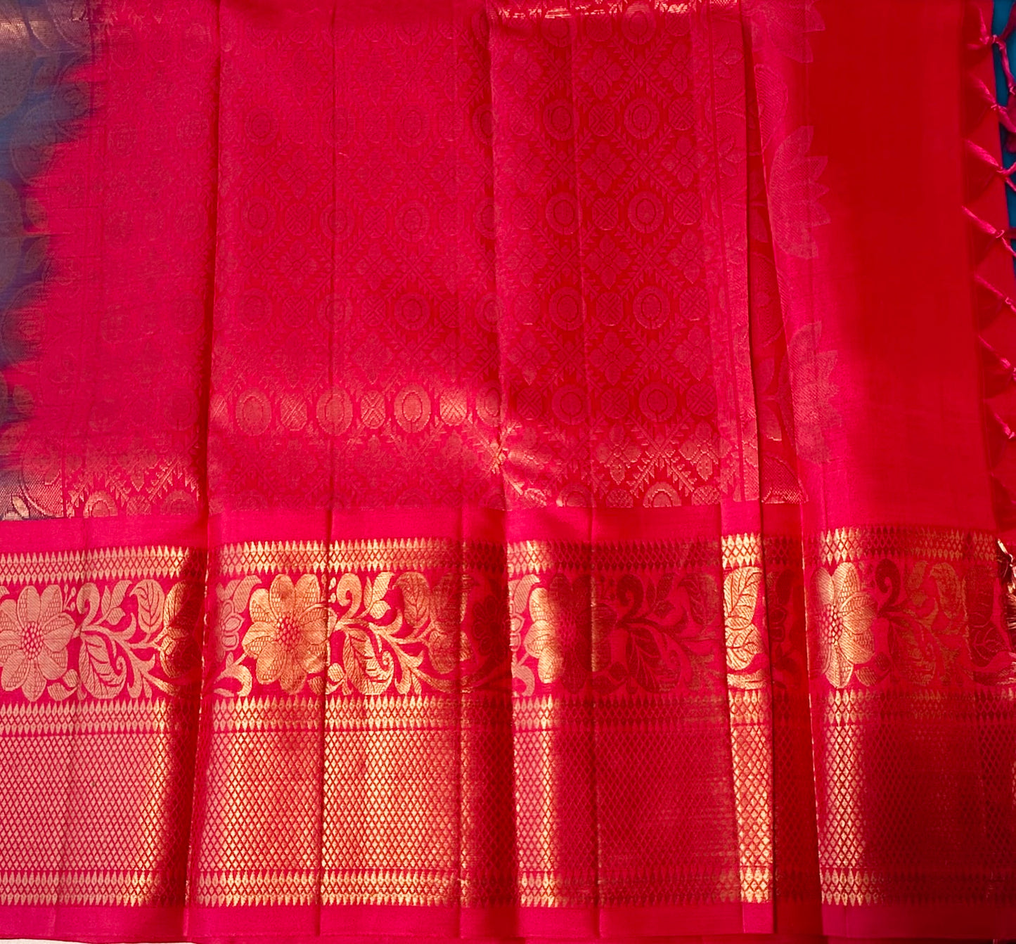 BLUE KANJIVARAM LIGHT WEIGHT