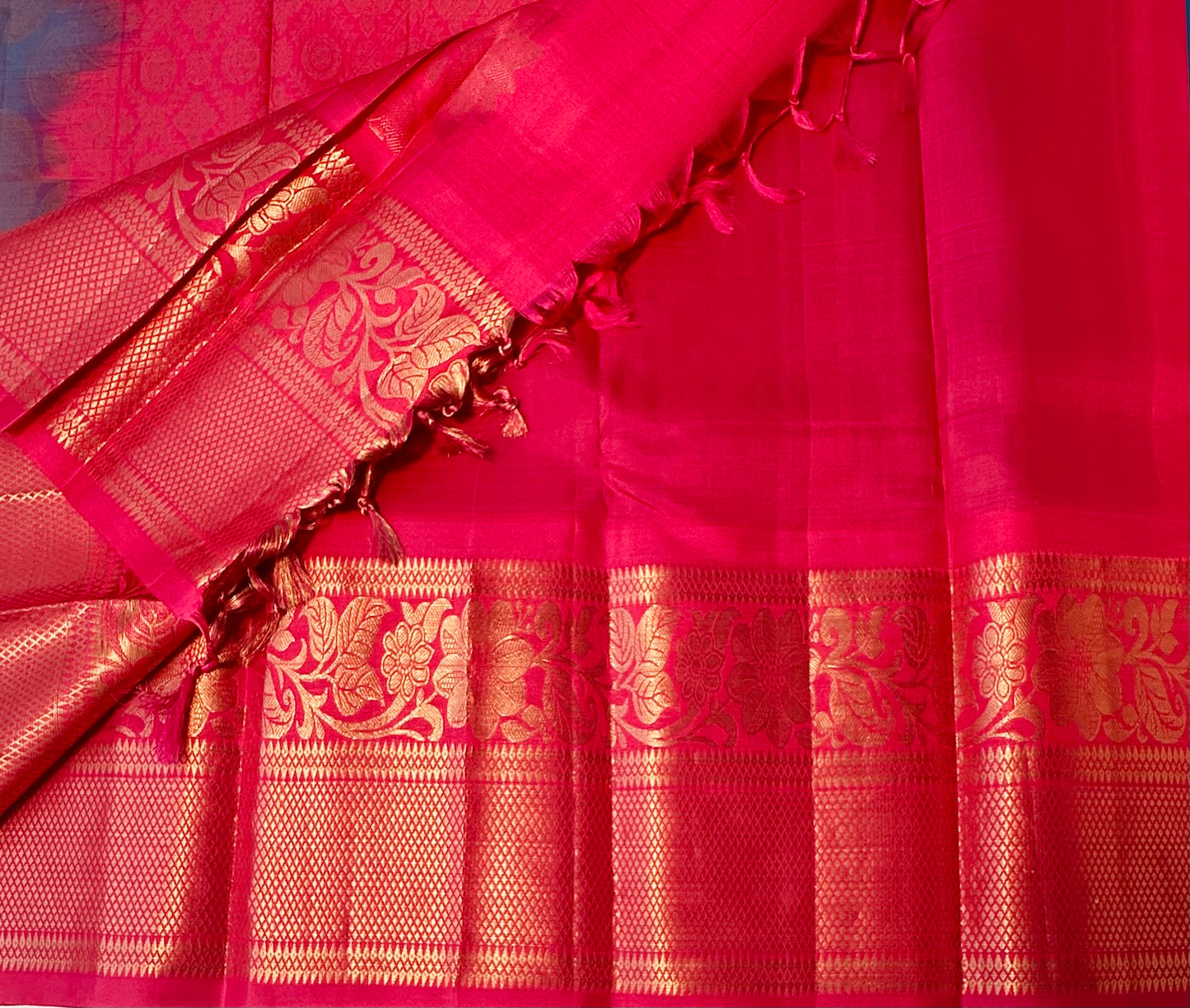 BLUE KANJIVARAM LIGHT WEIGHT