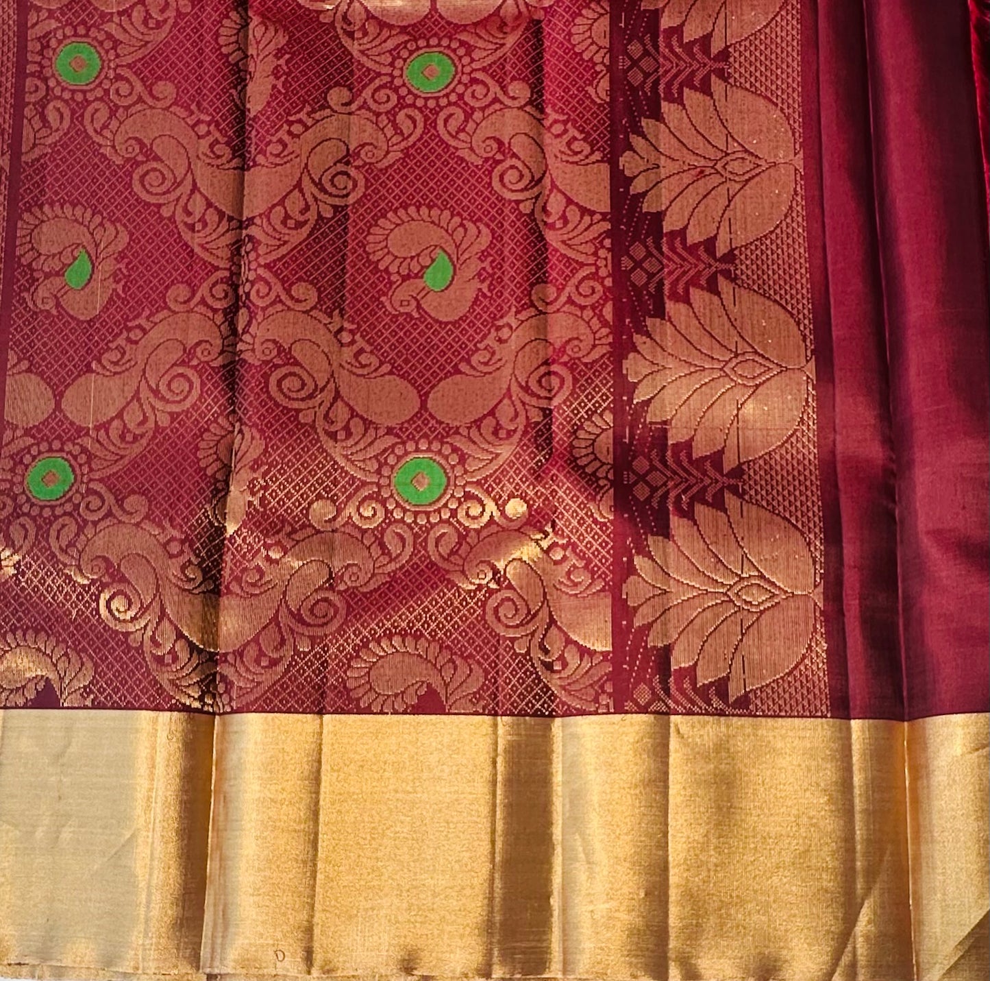 PASTEL GREEN KANJIVARAM LIGHT WEIGHT