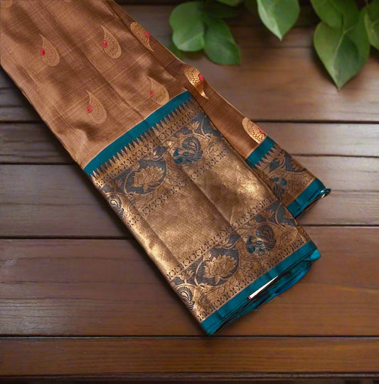 GREY KANJIVARAM LIGHT WEIGHT