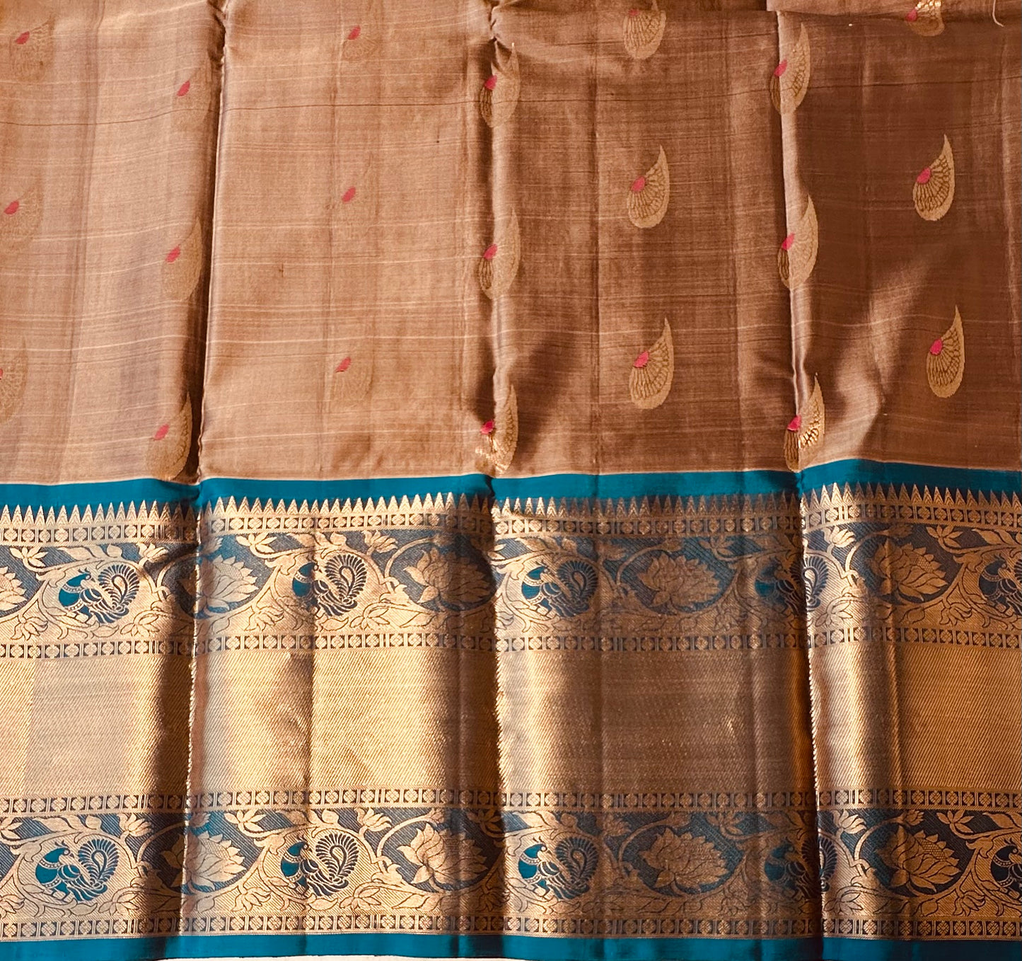 GREY KANJIVARAM LIGHT WEIGHT