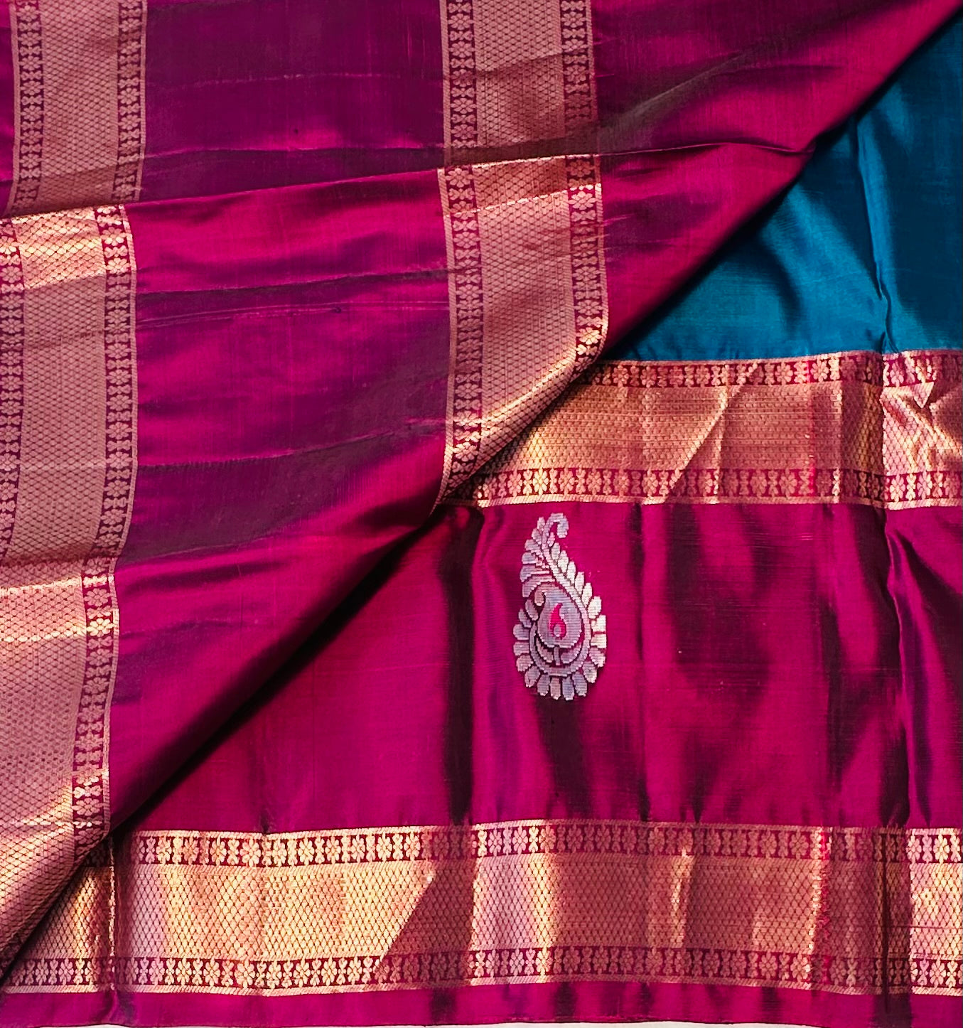 ROYAL BLUE KANJIVARAM LIGHT WEIGHT