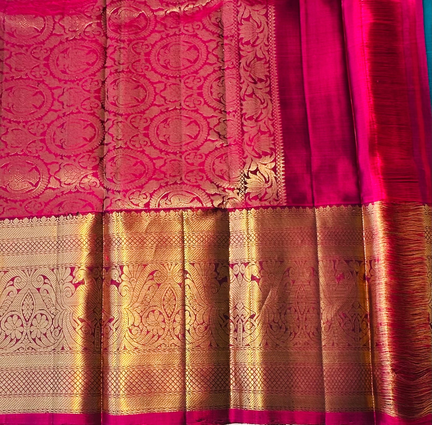 METALLIC BLUE KANJIVARAM LIGHT WEIGHT