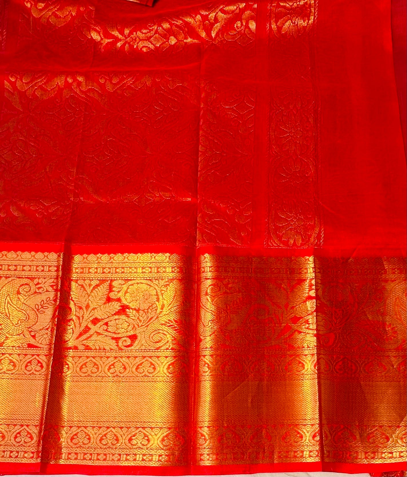 NAVY BLUE PURE SILK COTTONS