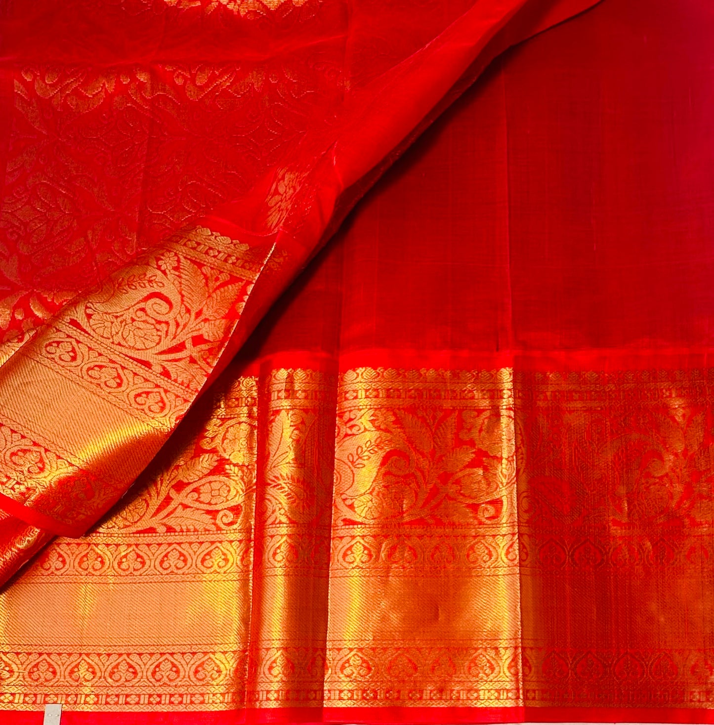 NAVY BLUE PURE SILK COTTONS